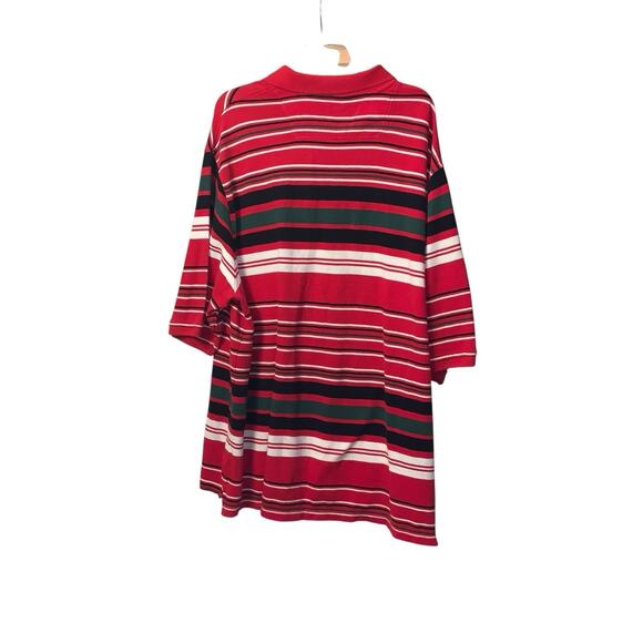 Sean John Men’s Sz XXL Polo Shirt Red Striped - Picture 2 of 13